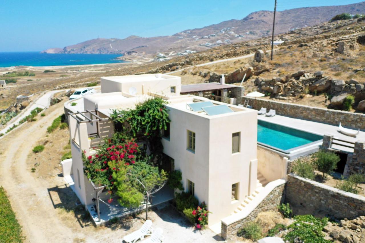 Вилла Aviola Mykonos Фтелия Экстерьер фото