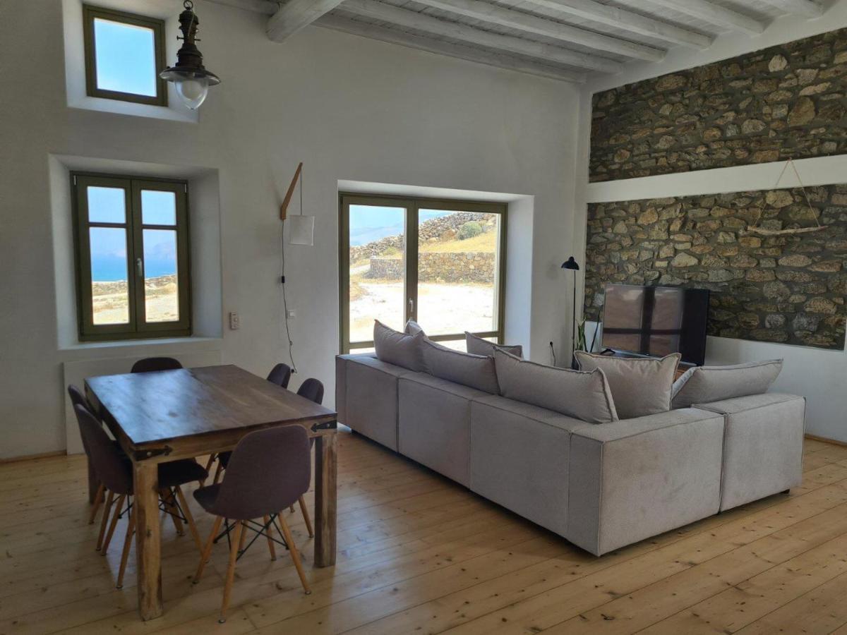 Вилла Aviola Mykonos Фтелия Экстерьер фото